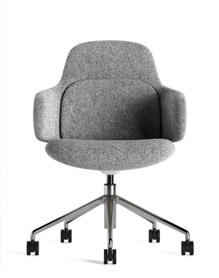 Liwa Grey Swivel Chair