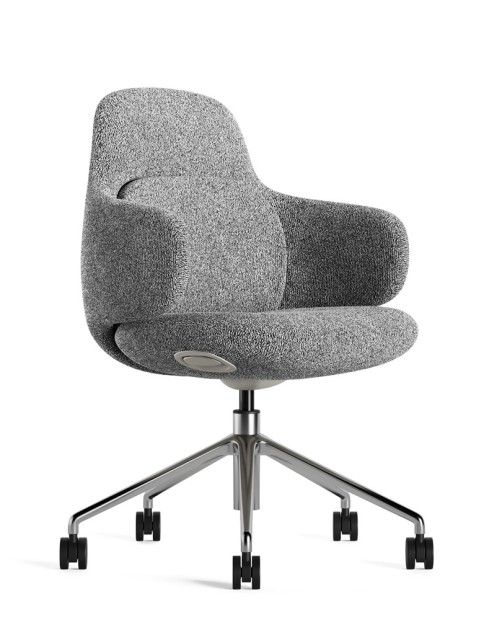 Liwa Grey Swivel Chair