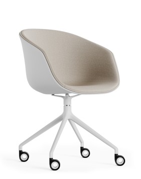Frey Ivory Contemporary Designer Chair