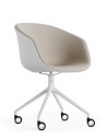 Frey Ivory Contemporary Designer Chair