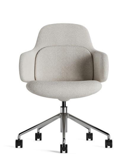 Liwa Beige Swivel Chair