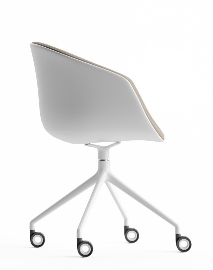 Frey Ivory Contemporary Designer Chair