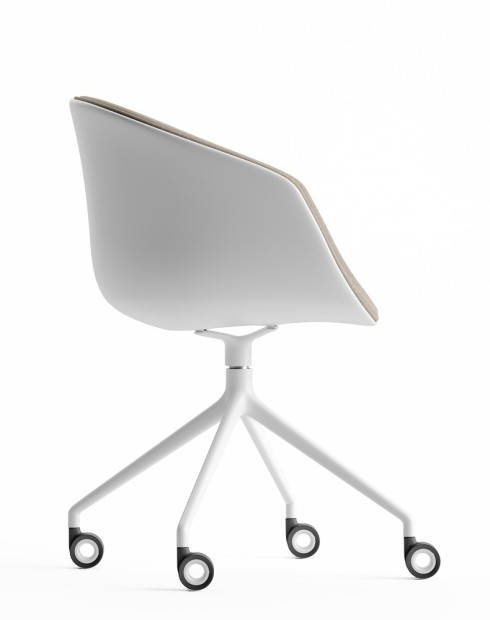 Frey Ivory Contemporary Designer Chair
