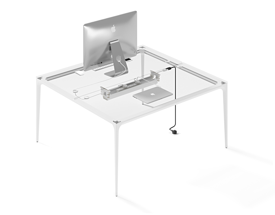 Arc Series 2x Face to Face Workstation Bundle