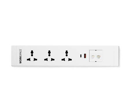 Embedded Power and Data Socket