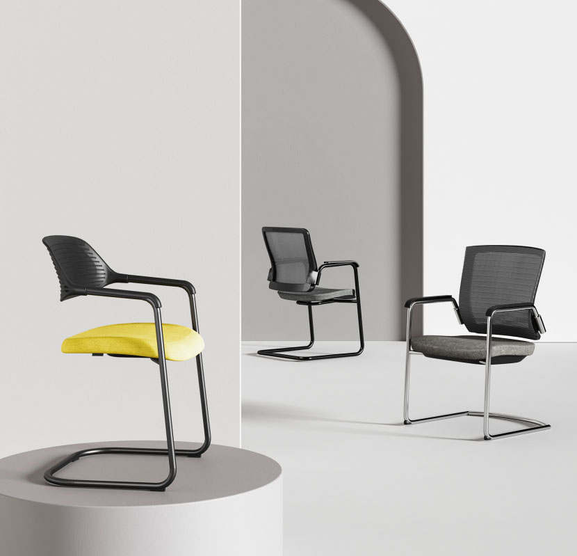 Cantilever Visitor Chairs