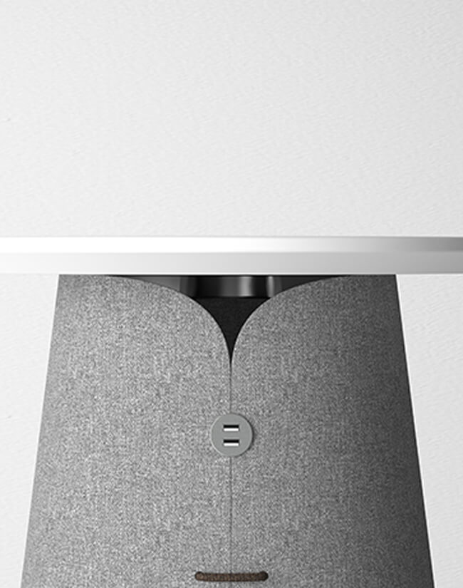 Collar Table with USB Charger